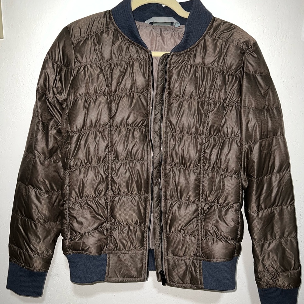 Athleta Dobby Down Bomber Jacket - image 1